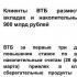 Клиенты ВТБ разместили на вкладах и накопительных счетах 900 млрд рублей