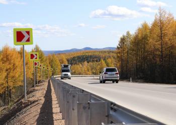 На границе Амурской области и Якутии заасфальтировали 10 километров автодороги «Лена»
